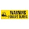 Signmission Warning Forklift Traffic 18in Non-Slip Floor Marker, 16" x 16", FD-2-R-16-99822 FD-2-R-16-99822 - alternate 1